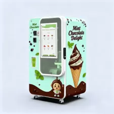 Máquina vending automática de helados para la venta| Ahorro de espacio y alta rentabilidad